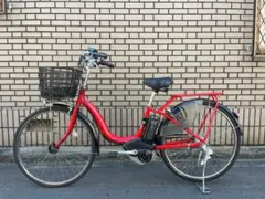 大阪府　ヤマハ　電動アシスト自転車　バッテリー8.7ah 26インチ 電動アシスト自転車 PAS With 26インチ マットスモーキーブルー