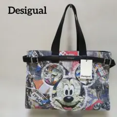 ⭐️新品タグ付⭐️デシグアル ミッキーミディアム2wayバッグのサムネイル