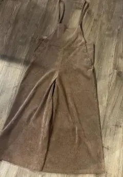 サロペット オーバーオール　スエード