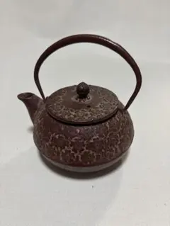 南部鉄器 鉄瓶 桜文様 茶こし付きアンティーク - メルカリ