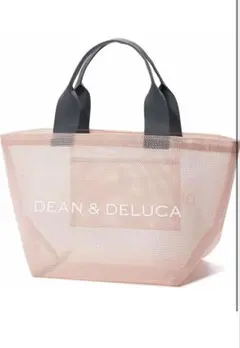 DEAN & DELUCA メッシュトートバッグ スモークピンク　Sサイズ