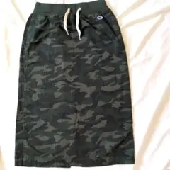 Champion 迷彩柄 ロングスカート カモフラ M レディース