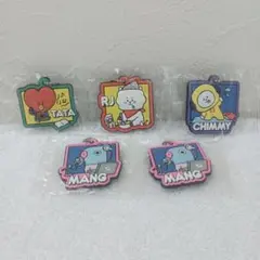 BT21 ラバーキーホルダー くら寿司コラボ 5個セット
