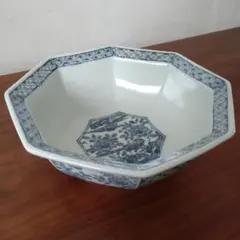龍峰窯（林斎） 八角 金七宝菓子鉢 八角鉢 盛り鉢 桐箱付き 有田焼