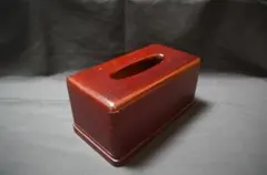 春慶塗 木製 ティッシュボックスケース 大正浪漫 昭和モダン