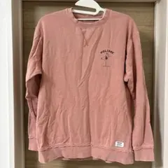 BAYFLOW クルーネックトレーナー ピンク