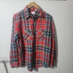 BIG MAC チェック柄ネルシャツ Lサイズ