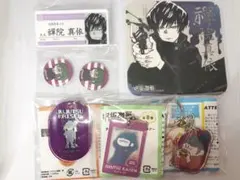 呪術廻戦　禪院真希　禪院真依　キーホルダー、コースター、バッジ　7点セット