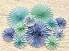 ペーパーファン　飾り付け　誕生日　お食い初め　初節句　卒業式　入学式　お祝い