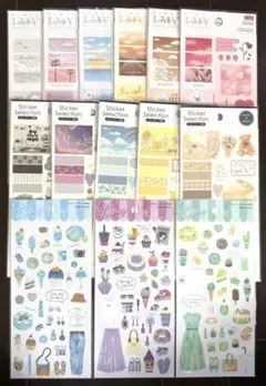 シール　セット売り　14枚