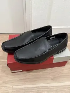 REGAL ブラックレザー ローファー