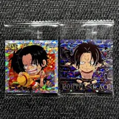 ワンピース 大海賊シールウエハースLOG.11 GR SEC エース ①