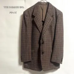 THE DAIMARU INC. テーラードジャケット 千鳥格子柄ブラウン系 F
