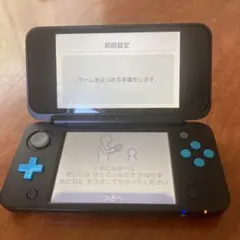 new任天堂 2DS LL ブラック/ブルージャンク品
