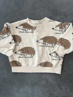 zaraトレーナー はりねずみ98