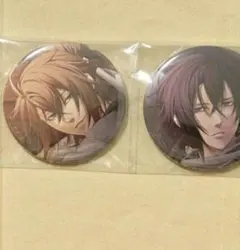 薄桜鬼 真改 遊戯録 沖田総司 斎藤一 特典 缶バッジ