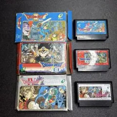 ファミコン　ドラゴンクエスト　Ⅱ Ⅲ Ⅳ 状態難品