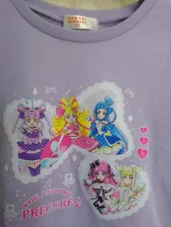 新品BANDAI APPAREL プリキュア Tシャツ 120