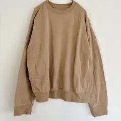 ATHLETIC WORKS ベージュ トレーナー XXL (18) シンプル