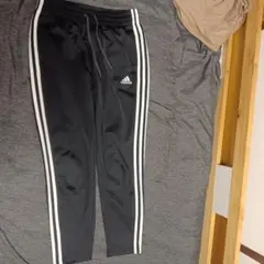 adidas ブラック ジャージパンツ S