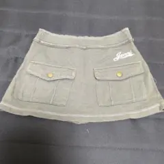 JENNIGIRL　ミニスカート　カーキ　120サイズ