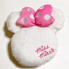 ディズニー　ミニー　BIGがま口バッグ　ホワイト