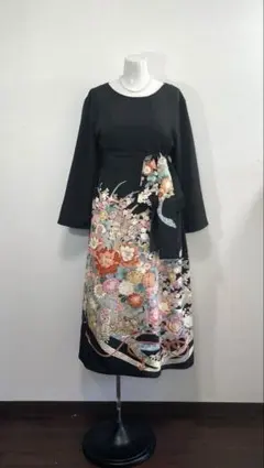 留袖ワンピース M〜2L/130 本金箔 正絹 Y作 2025年最新】留袖