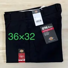 【新品未使用】ディッキーズ 874 ブラック 36×32
