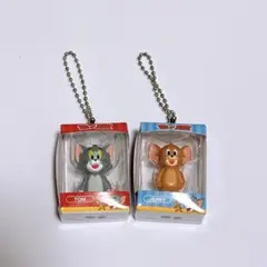 トムジェリ トム&ジェリー ミニチュアパッケージチャーム ガチャガチャ　2個
