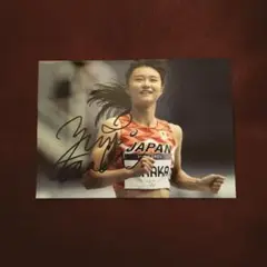 陸上 ハードル 田中佑美 直筆サイン入り写真 ③ パリオリンピック パリ五輪 陸上 ハードル 田中佑美 直筆サイン入り写真 ③ パリ