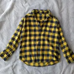 UNIQLO　ユニクロ　ブロックチェック　シャツ　140