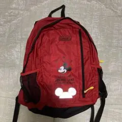 ✨タグ付き✨ディズニー コールマン ミッキーマウス バックパック リュック35L ディズニー「ミッキーマウス」や「チップ＆デール」の刺繍を施