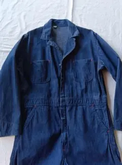 60s ビンテージ デニム オールインワン つなぎ