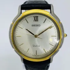 新品電池】SEIKO DOLCE ゴールド文字盤 5E31-7A40 S415 - メルカリ