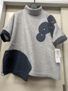 秋冬物！！hanahana オシャレかわいいデザイン　半袖プルオーバーベスト