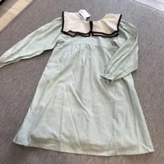 新品タグ付き！après les cours ミントグリーン ワンピース 140