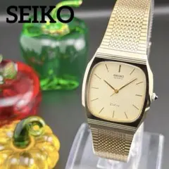 【希少・美品】セイコー ドルチェ タンクスクエア クォーツ メンズ腕時計 レトロ