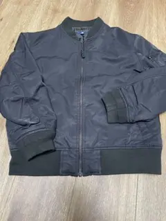 UNIQLO ブラック MA-1 フライトジャケット　140センチ