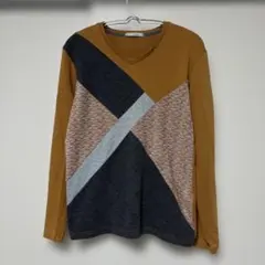 「即日発送」L MEN'S MELROSE 長袖カットソー Vネックのサムネイル
