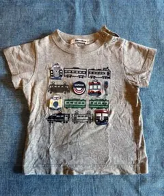familiar ファミリア 電車柄 Tシャツ 90cmのサムネイル