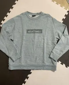 WILD THINGS グレー クルーネック スウェット　サイズL