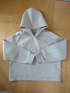 ユニクロ ウルトラストレッチドライスウェットパーカー L ベージュ