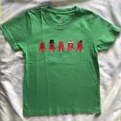 graniph グラニフ ザウインナー タコプリント キッズTシャツ 120 緑