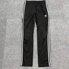 古着 adidas アディダス トラックパンツ ブラック ジャージ
