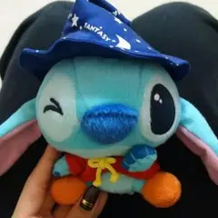 ハロウィンスティッチ魔法使いキーホルダー