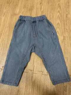 ヒッコリー　ストライプ　90cm ボトムス　しまむら