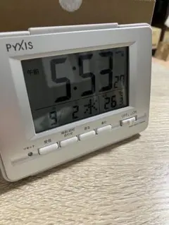 新品　セイコー　NR535W 目覚まし時計