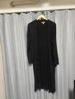 ロングカーディガン 黒