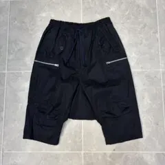 ジュンヤワタナベ　サルエルパンツ 花柄 黒 サテン　2021 ジュンヤワタナベ コムデギャルソンJUNYA WATANABE COMME des GARCONS