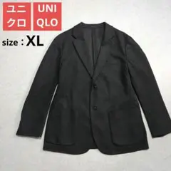 【美品】ユニクロ コンフォート2Bジャケット ウールライク 袖丈着丈標準 XL